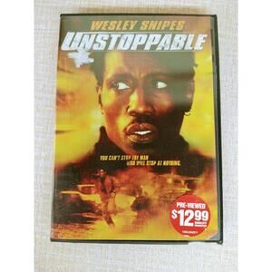 DVD Unstoppable 2004 Wesley Snipes Action Adventure - Blockbuster Case